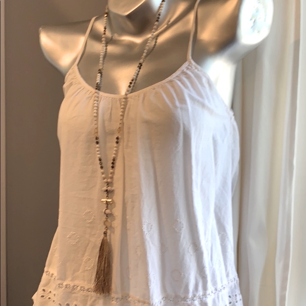 Zen glass and stone bead necklace